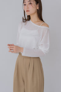 ボートネックシアーニット｜BOAT NECK SHEER KNITの通販｜regleam
