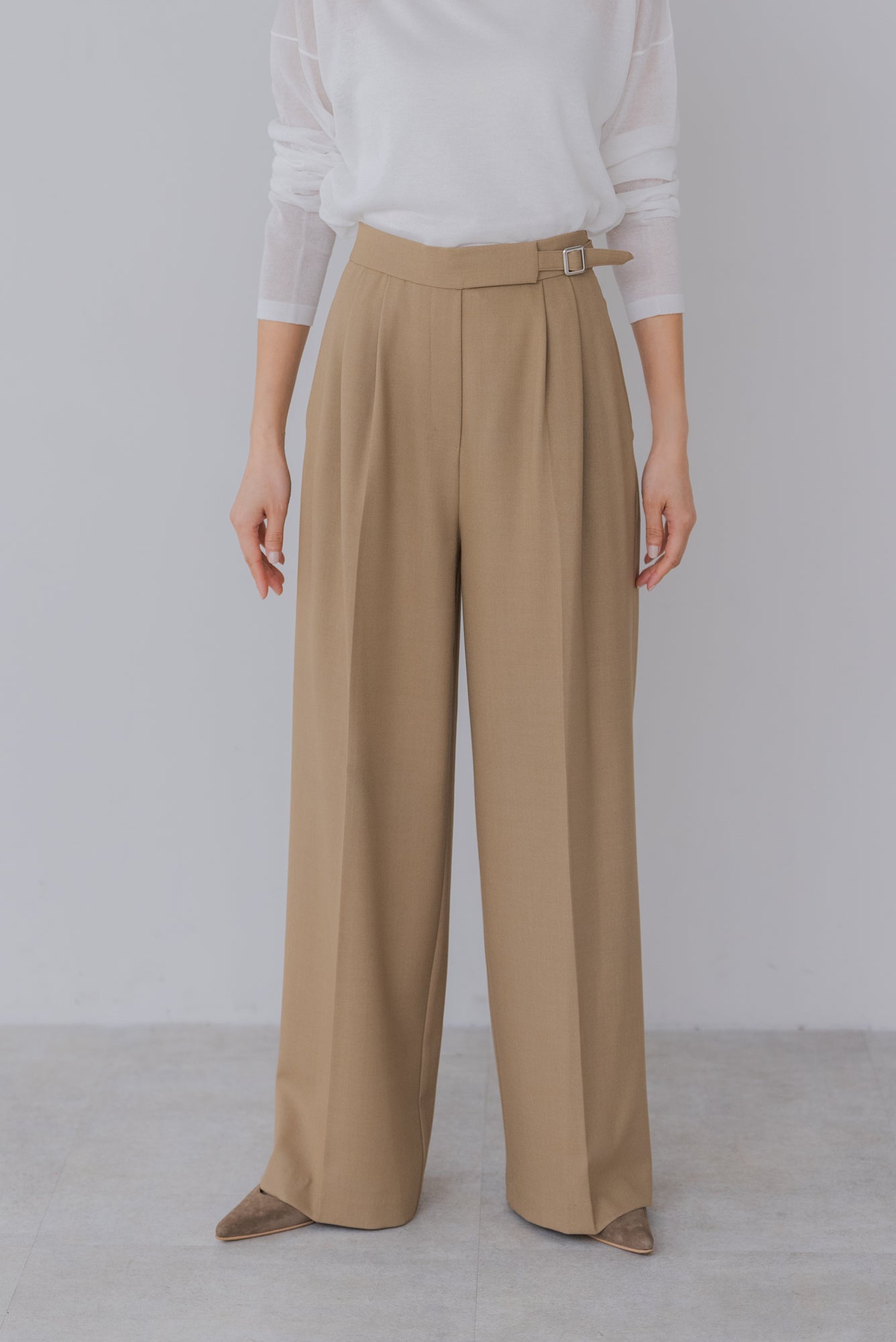 グルカタックワイドパンツ｜GURKHA TUCK WIDE PANTSの通販｜regleam