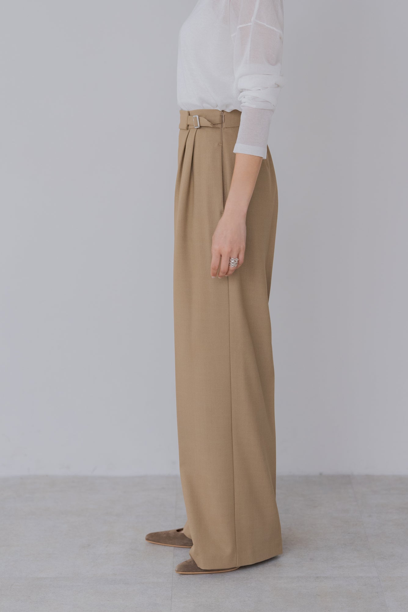 グルカタックワイドパンツ｜GURKHA TUCK WIDE PANTSの通販｜regleam