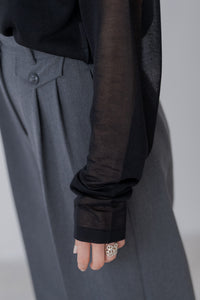 ボートネックシアーニット｜BOAT NECK SHEER KNITの通販｜regleam