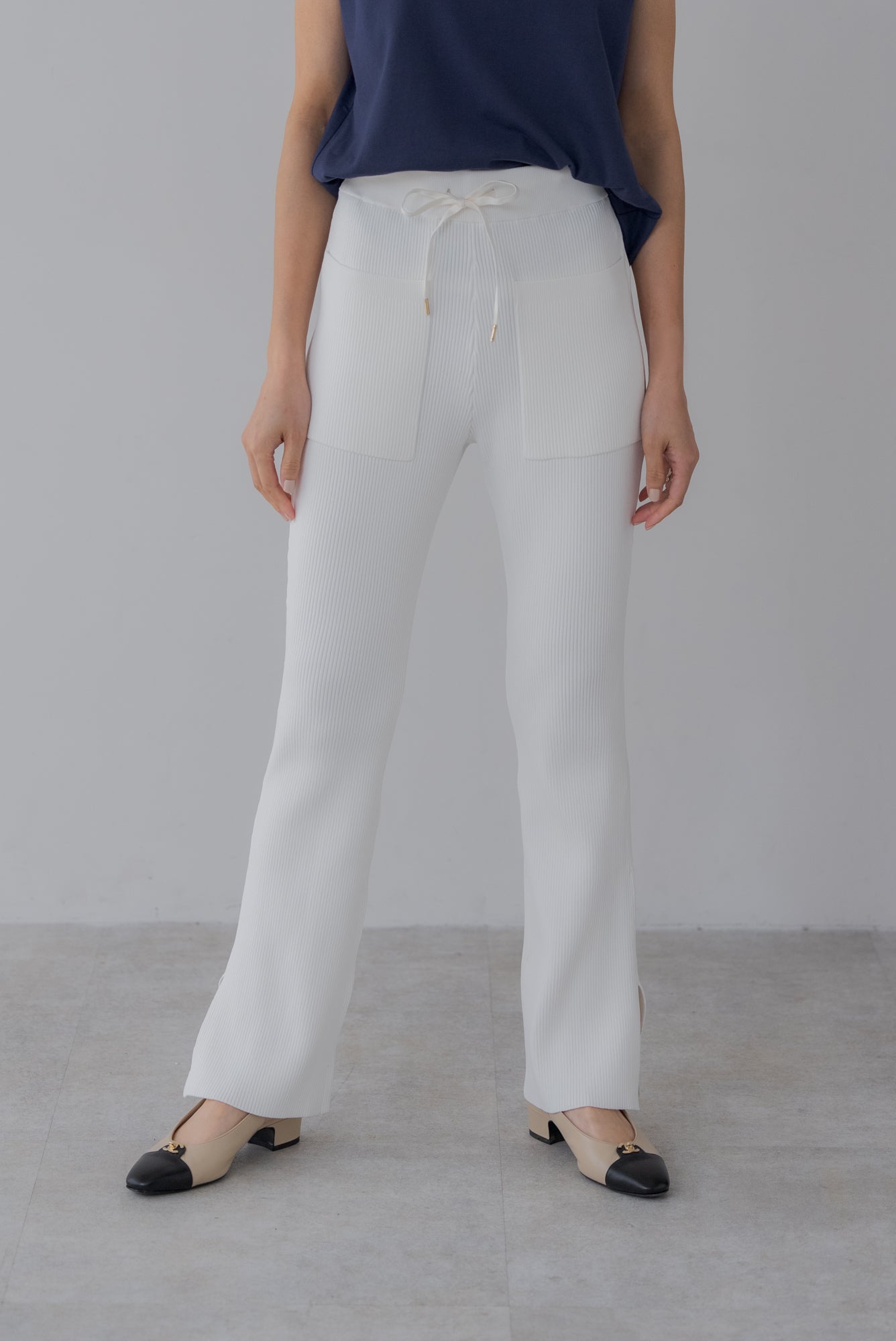 サマーニットポケットパンツ｜SUMMER KNIT POCKET PANTSの通販｜regleam