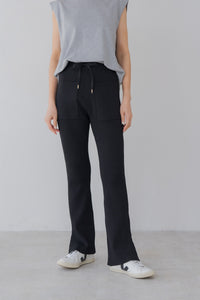 regleam ポケットサマーニットパンツ 　M ブラック サマーニットポケットパンツ｜SUMMER KNIT POCKET PANTSの通販｜regleam