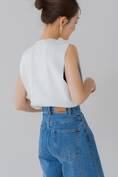 【7月14日(月)20:00〜 販売開始】サイドオープンノースリニット｜SIDE OPEN NO SLEEVE KNIT