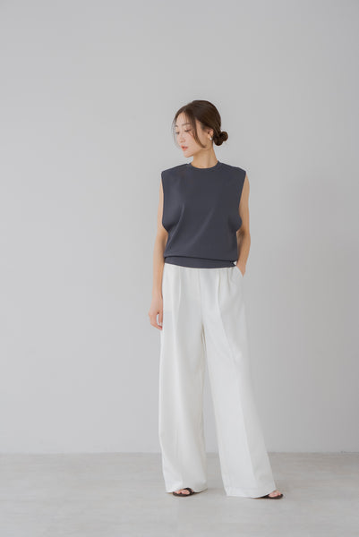 【7月14日(月)20:00〜 販売開始】サイドオープンノースリニット｜SIDE OPEN NO SLEEVE KNIT