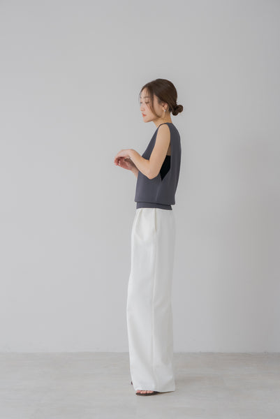 サイドオープンノースリニット NO SLEEVE KNIT regleam サイドオープンノースリニット｜SIDE OPEN NO SLEEVE KNITの通販