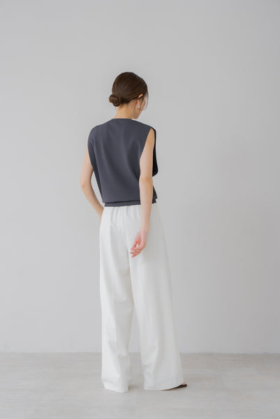 【7月14日(月)20:00〜 販売開始】サイドオープンノースリニット｜SIDE OPEN NO SLEEVE KNIT