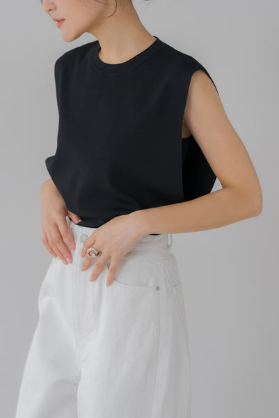 【7月14日(月)20:00〜 販売開始】サイドオープンノースリニット｜SIDE OPEN NO SLEEVE KNIT