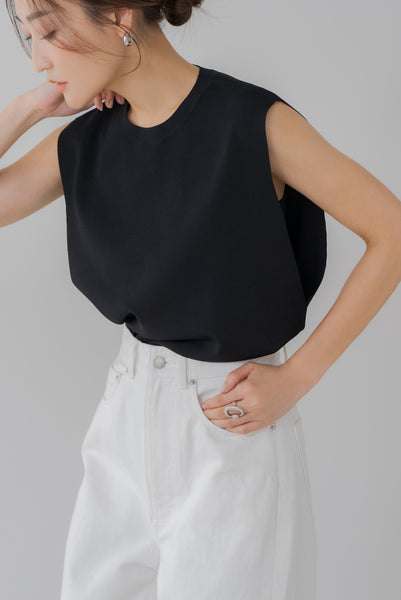 【7月14日(月)20:00〜 販売開始】サイドオープンノースリニット｜SIDE OPEN NO SLEEVE KNIT