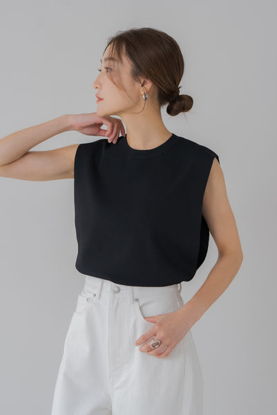 【7月14日(月)20:00〜 販売開始】サイドオープンノースリニット｜SIDE OPEN NO SLEEVE KNIT