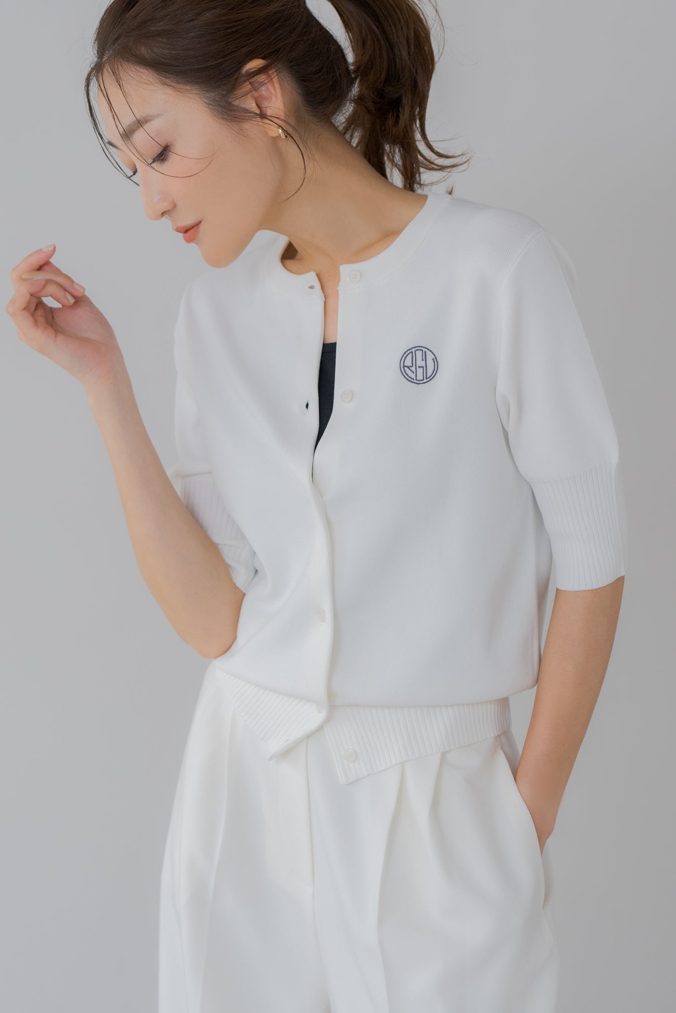 【7月14日(月)20:00〜 販売開始】サークルロゴカーディガン｜CIRCLE LOGO CARDIGAN
