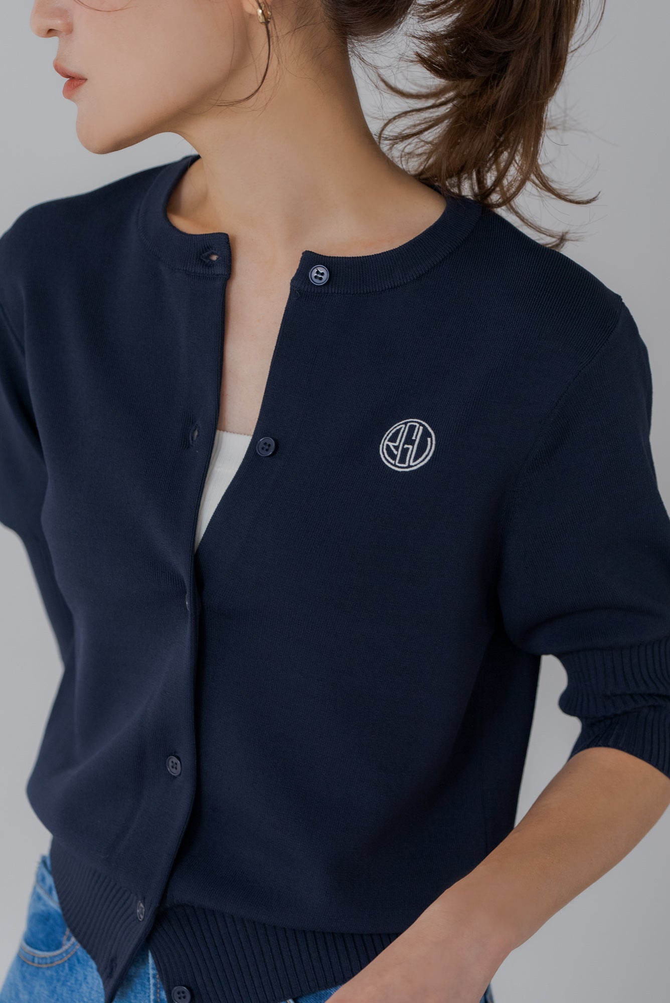 サークルロゴカーディガン｜CIRCLE LOGO CARDIGANの通販｜regleam