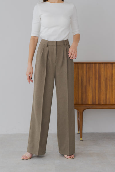 【7月23日(水)20:00〜 販売開始】ベーシックスリータックパンツ｜BASIC THREE TUCK PANTS