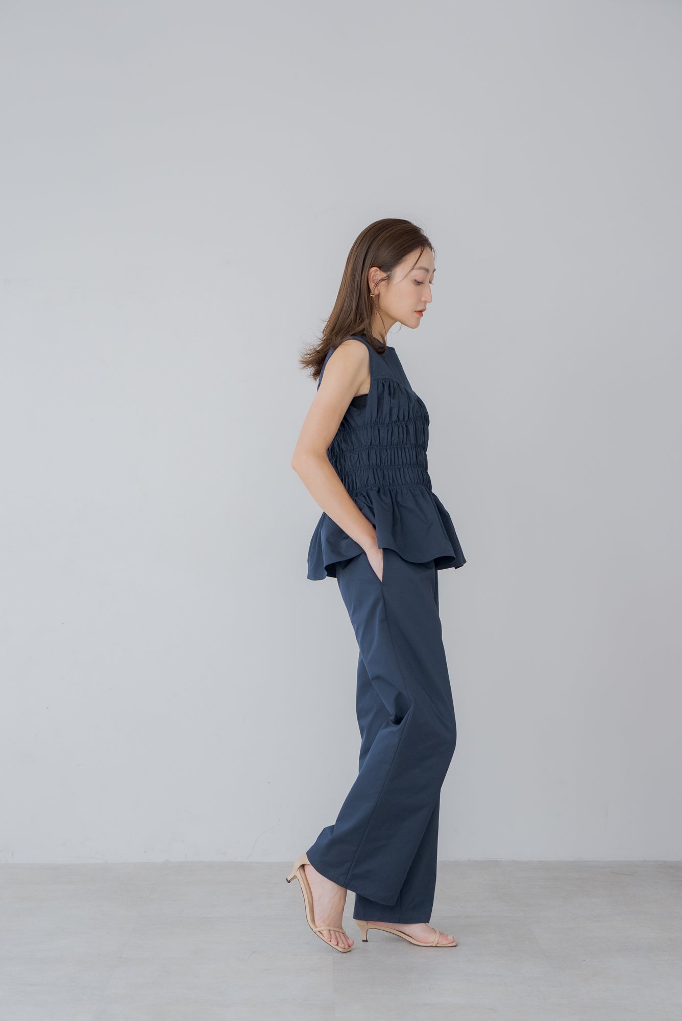 regleam ペプラムオールインワン｜PEPLUM ALL IN ONE ぺプラム切り替えベスト｜PEPLUM SWITCHING VESTの通販｜regleam