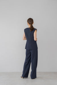 【新品】regleamリグリームネイビー スクエアネックベスト M スクエアネックベスト｜SQUARE NECK VESTの通販｜regleam