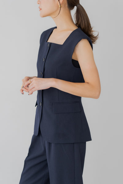【7月23日(水)20:00〜 販売開始】スクエアネックベスト｜SQUARE NECK VEST