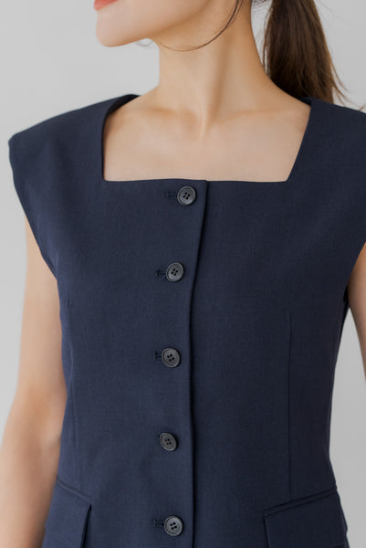 【7月23日(水)20:00〜 販売開始】スクエアネックベスト｜SQUARE NECK VEST