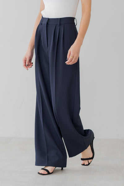 【7月23日(水)20:00〜 販売開始】ベーシックスリータックパンツ｜BASIC THREE TUCK PANTS