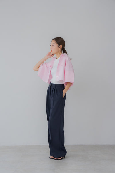 【7月14日(月)20:00〜 販売開始】ショート丈オックスシャツ｜SHORT OXFORD SHIRTす