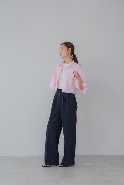 【7月14日(月)20:00〜 販売開始】ショート丈オックスシャツ｜SHORT OXFORD SHIRTす