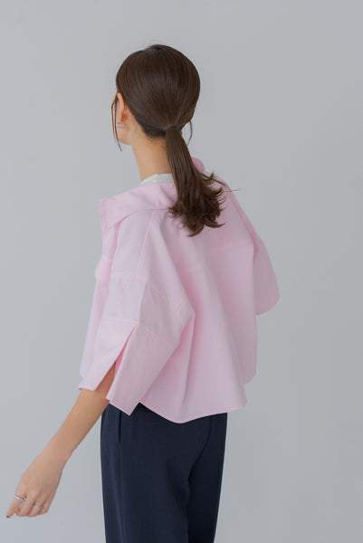 【7月14日(月)20:00〜 販売開始】ショート丈オックスシャツ｜SHORT OXFORD SHIRTす