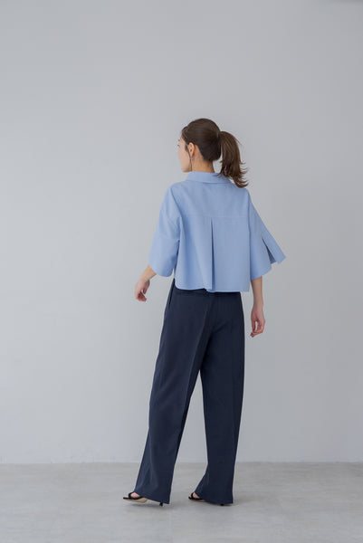 【7月14日(月)20:00〜 販売開始】ショート丈オックスシャツ｜SHORT OXFORD SHIRTす