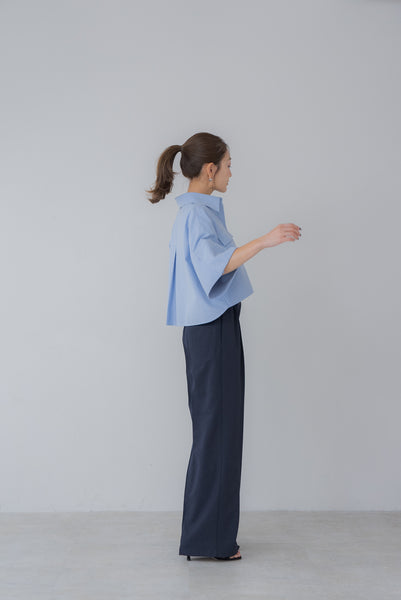 【7月14日(月)20:00〜 販売開始】ショート丈オックスシャツ｜SHORT OXFORD SHIRTす
