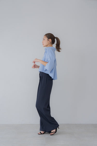 【7月14日(月)20:00〜 販売開始】ショート丈オックスシャツ｜SHORT OXFORD SHIRTす