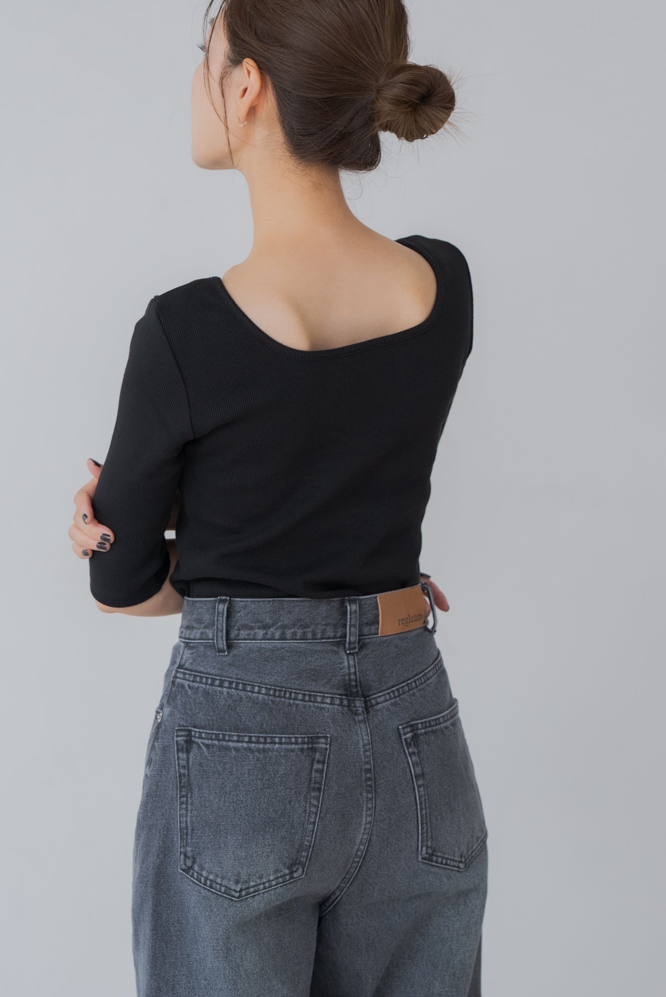 【完売カラー】リグリーム ブラカップカットソー M ブラック 完売カラー】リグリーム ブラカップカットソー M ブラック 完売
