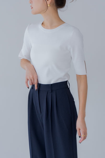 【8月25日(月)20:00〜 販売開始】ベーシックスリットニット｜BASIC SLIT KNIT