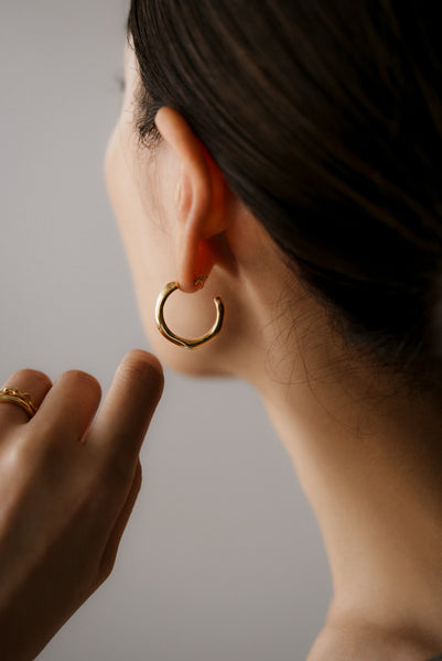 【7月23日(水)20:00〜 受注予約開始】ヴェイグフープピアス｜VAGUE HOOP PIERCE