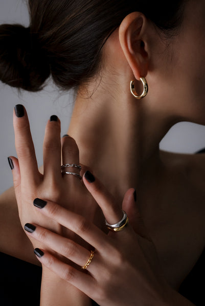【7月23日(水)20:00〜 受注予約開始】ヴェイグフープピアス｜VAGUE HOOP PIERCE