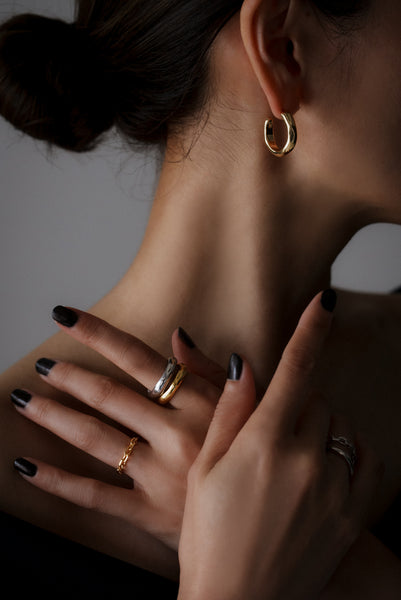 【7月23日(水)20:00〜 受注予約開始】ヴェイグフープピアス｜VAGUE HOOP PIERCE