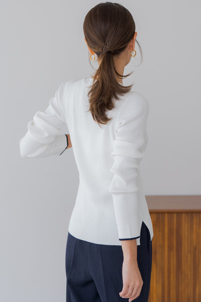 【9月16日(火)20:00〜 販売開始】バイカラーカーディガン｜BICOLOR CARDIGAN