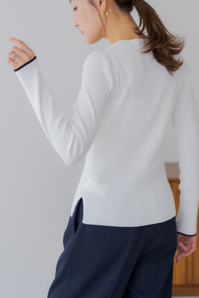 【9月16日(火)20:00〜 販売開始】バイカラーカーディガン｜BICOLOR CARDIGAN