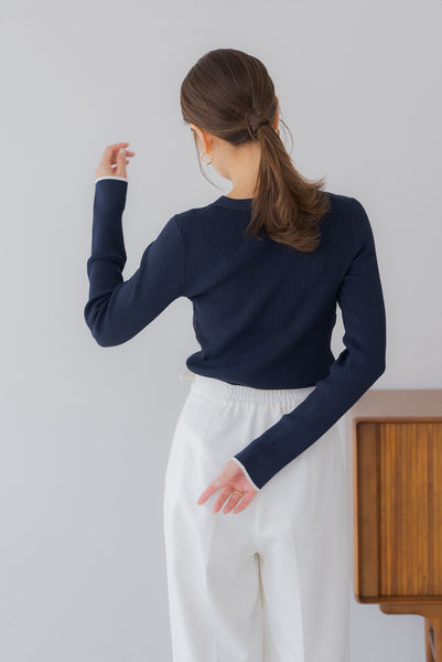 【9月16日(火)20:00〜 販売開始】バイカラーカーディガン｜BICOLOR CARDIGAN
