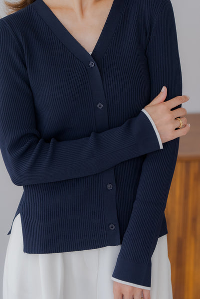 【9月16日(火)20:00〜 販売開始】バイカラーカーディガン｜BICOLOR CARDIGAN