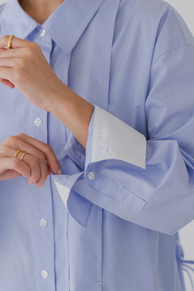 【8月25日(月)20:00〜 販売開始】バックリボンシャツ｜BACK RIBBON SHIRT