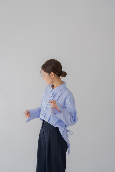 【8月25日(月)20:00〜 販売開始】バックリボンシャツ｜BACK RIBBON SHIRT