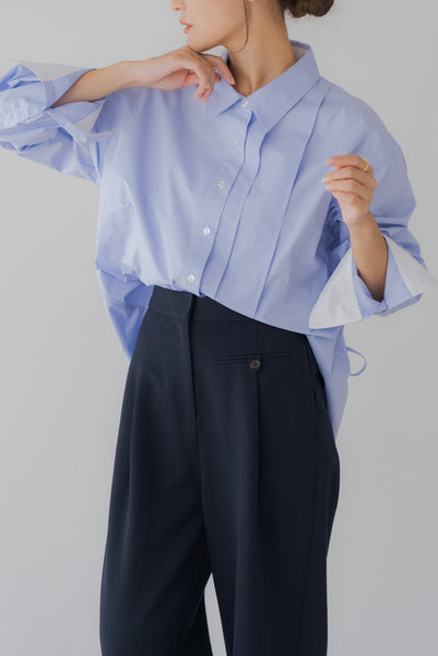 【8月25日(月)20:00〜 販売開始】バックリボンシャツ｜BACK RIBBON SHIRT