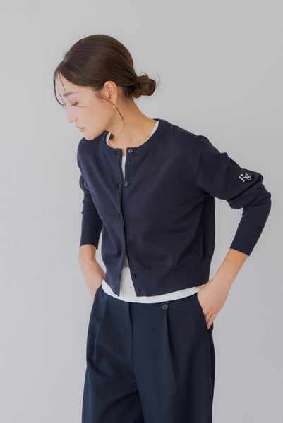 【8月28日(木)12:00〜 受注予約開始】ベーシックショートカーディガン｜BASIC SHORT CARDIGAN