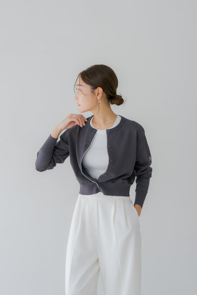 【8月28日(木)12:00〜 受注予約開始】ベーシックショートカーディガン｜BASIC SHORT CARDIGAN