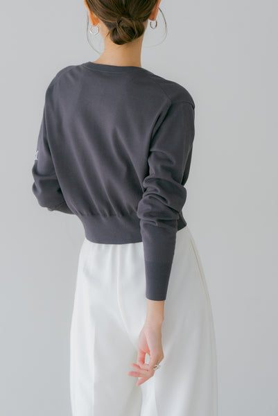 【8月28日(木)12:00〜 受注予約開始】ベーシックショートカーディガン｜BASIC SHORT CARDIGAN