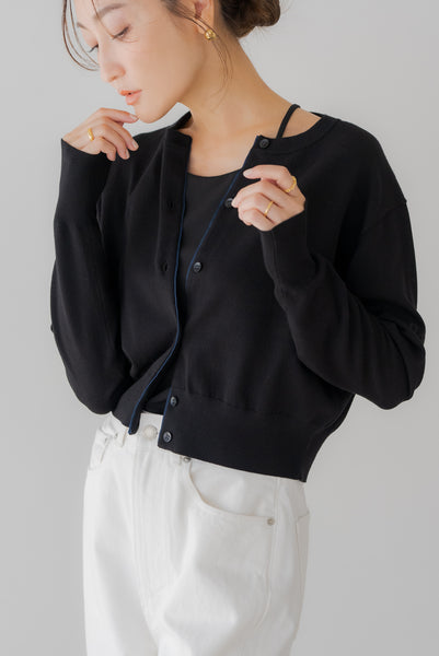 【8月28日(木)12:00〜 受注予約開始】ベーシックショートカーディガン｜BASIC SHORT CARDIGAN
