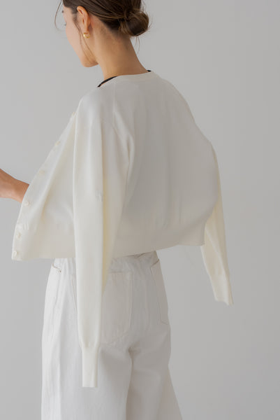 【8月28日(木)12:00〜 受注予約開始】ベーシックショートカーディガン｜BASIC SHORT CARDIGAN