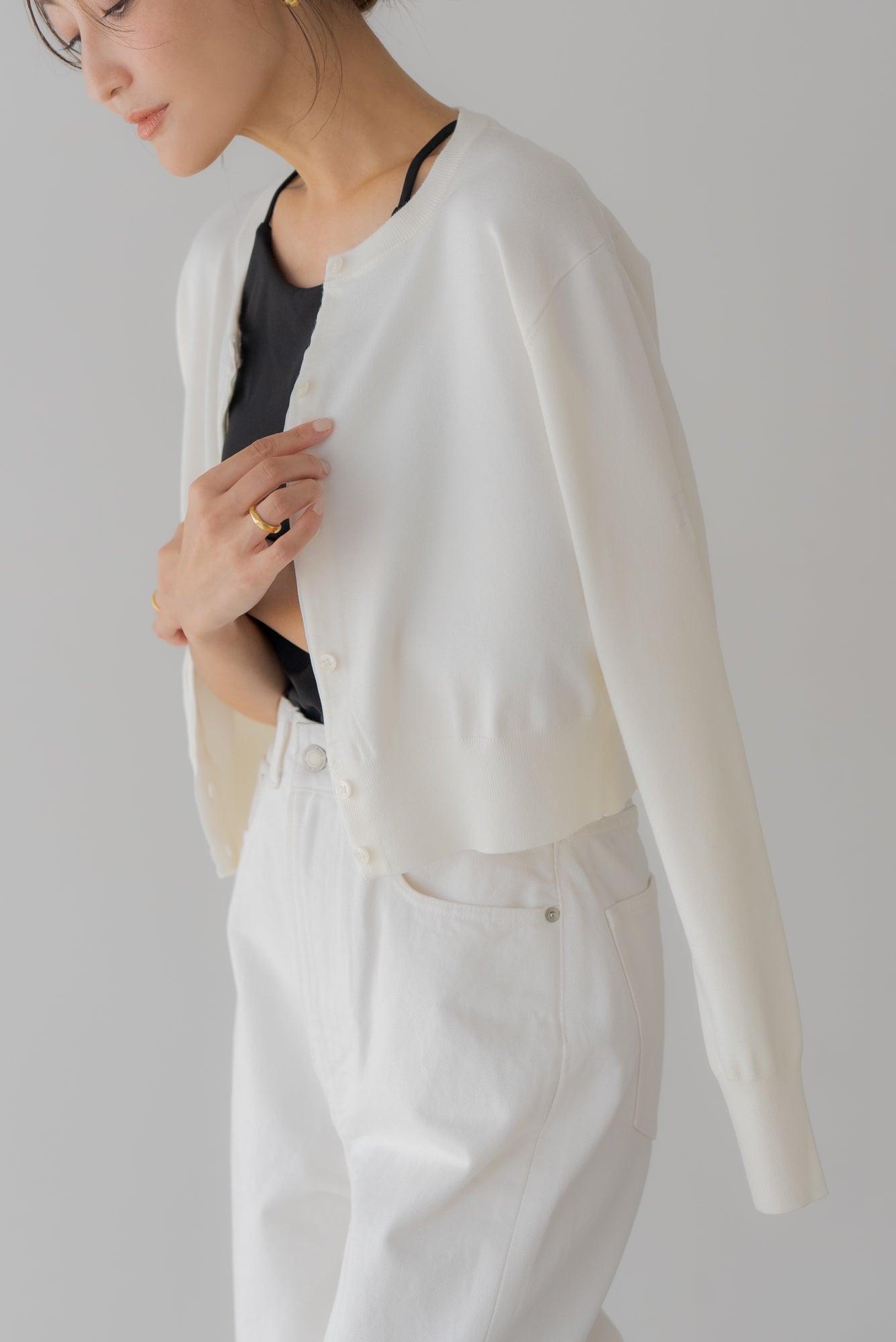 【8月28日(木)12:00〜 受注予約開始】ベーシックショートカーディガン｜BASIC SHORT CARDIGAN