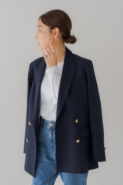 【9月16日(火)20:00〜 販売開始】ゴールドダブルボタンジャケット｜GOLD DOUBLE BUTTON JACKET