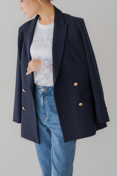 【9月16日(火)20:00〜 販売開始】ゴールドダブルボタンジャケット｜GOLD DOUBLE BUTTON JACKET