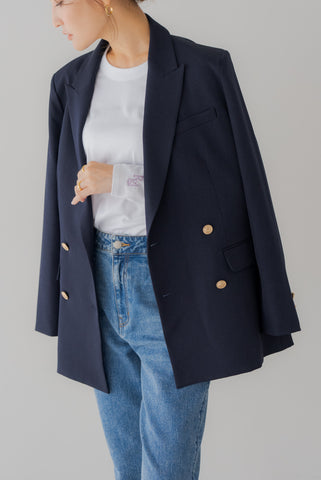 【9月16日(火)20:00〜 販売開始】ゴールドダブルボタンジャケット｜GOLD DOUBLE BUTTON JACKET