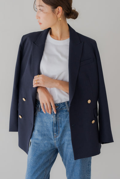 【9月16日(火)20:00〜 販売開始】ゴールドダブルボタンジャケット｜GOLD DOUBLE BUTTON JACKET