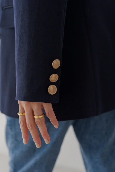 【9月16日(火)20:00〜 販売開始】ゴールドダブルボタンジャケット｜GOLD DOUBLE BUTTON JACKET